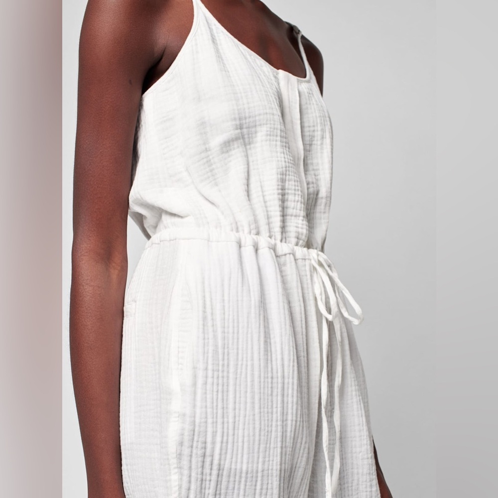 Faherty Dream Organize Cotton Gauze Leila Jumpsuit - Picture 5 of 15